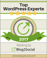 WordPress Experte 2017 Andreas Hecht