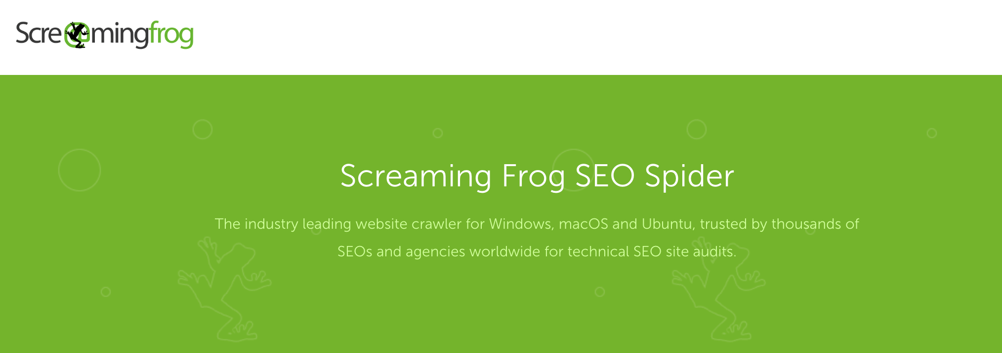 SEO Analyse Tool: Screaming Frog SEO Spider