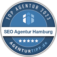 Das Unternehmen „SEO Agentur Hamburg“ wird als eine der Top 100 SEO-Agenturen im Jahr 2023 ausgezeichnet.